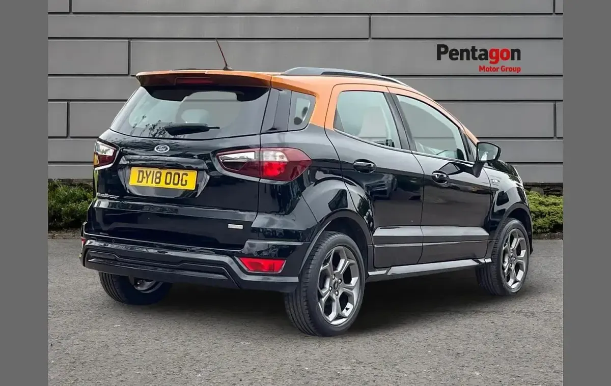 Used Ford Ecosport ST-Line 138 HP (101 kW) 2018 Black SUV