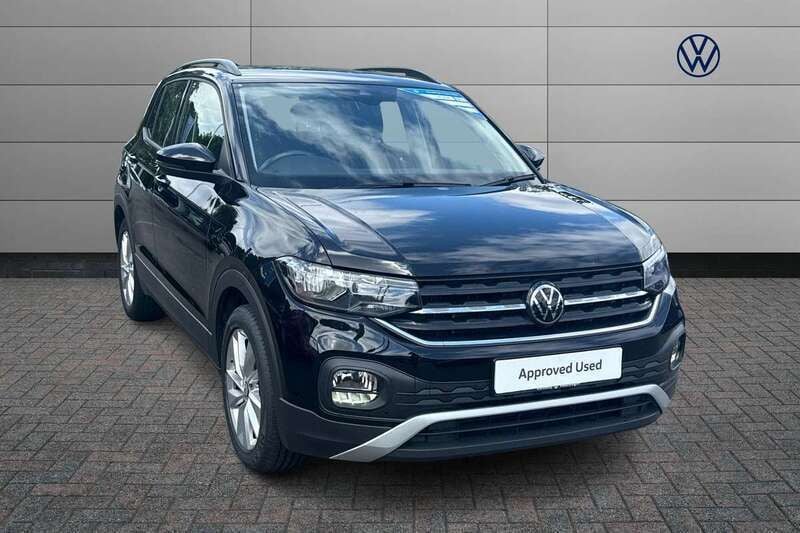 Black Used 2022 VW T-Cross SE SUV | £14,792 (Fair price) - Image 1/4