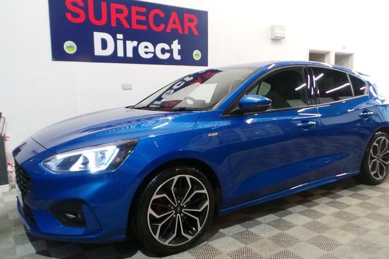 Used Ford Focus ST-Line X 125 HP (91 kW) 2020 Blue Hatchback