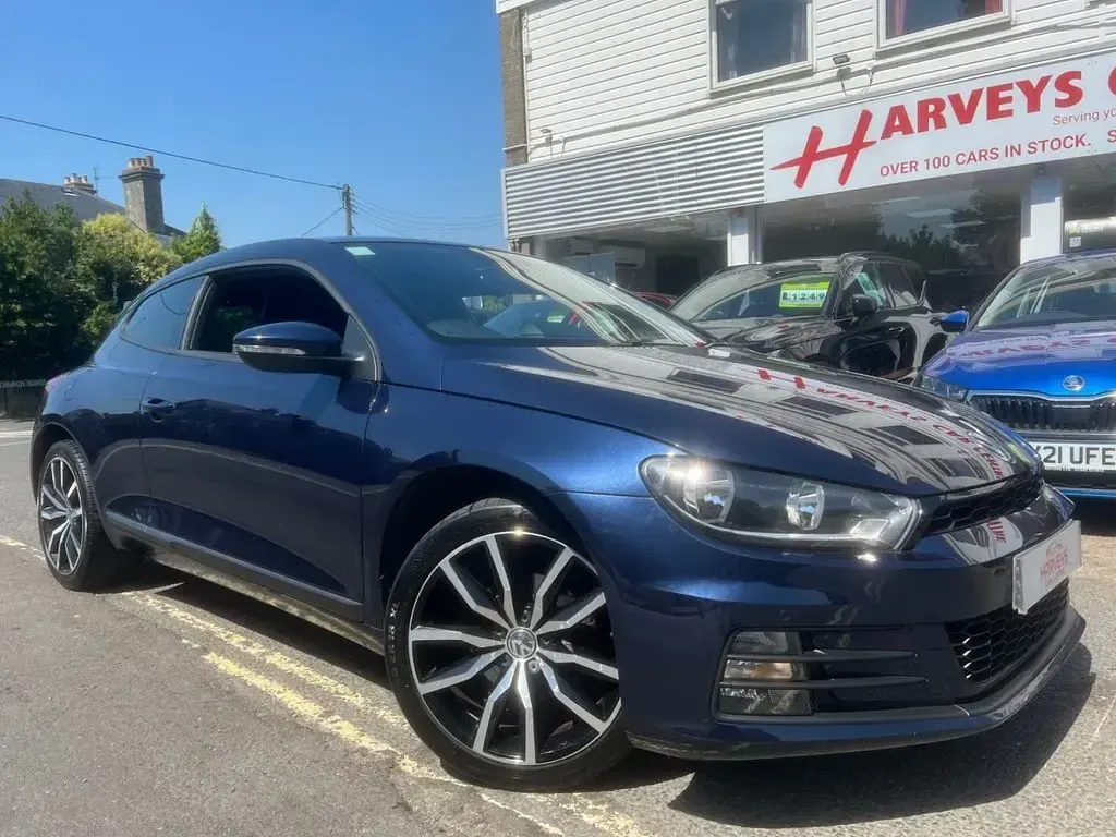 Used VW Scirocco GT 150 HP (110 kW) 2015 Blue Coupe
