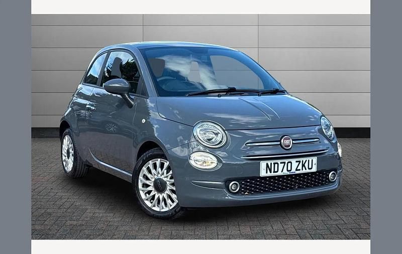Grey Used 2021 Fiat 500 Lounge Hatchback | £8,849 (Fair price) - Image 1/4