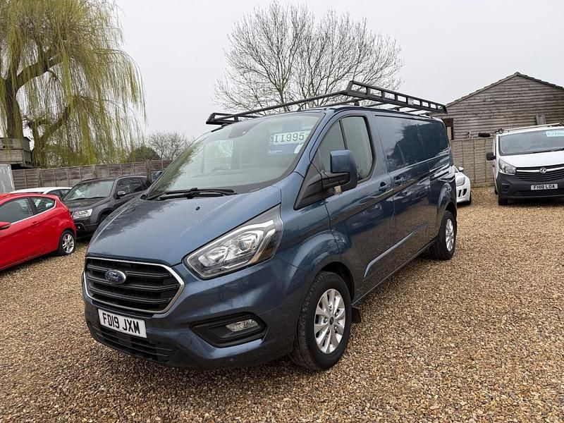 Used Ford Transit Custom Limited 130 HP (95 kW) 2019 Blue Van