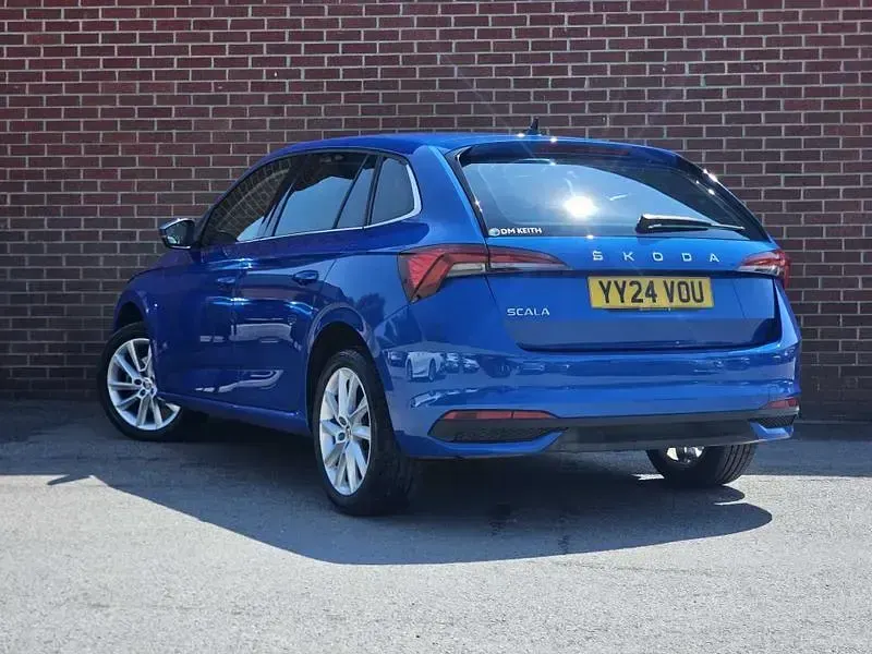 Used Skoda Scala SE L 85 HP (62 kW) 2024 Race blue metallic Hatchback
