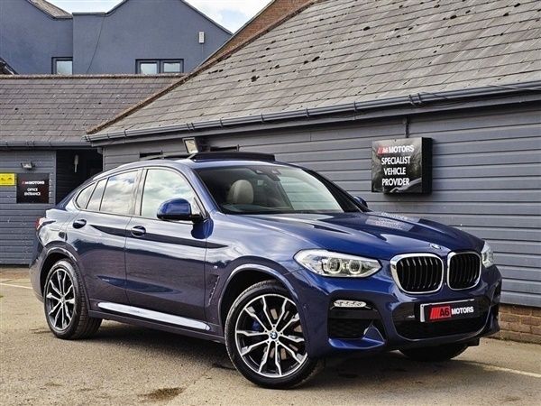 Blue Used 2018 BMW X4 M Sport SUV | £23,489 (Expensive) - Image 1/1