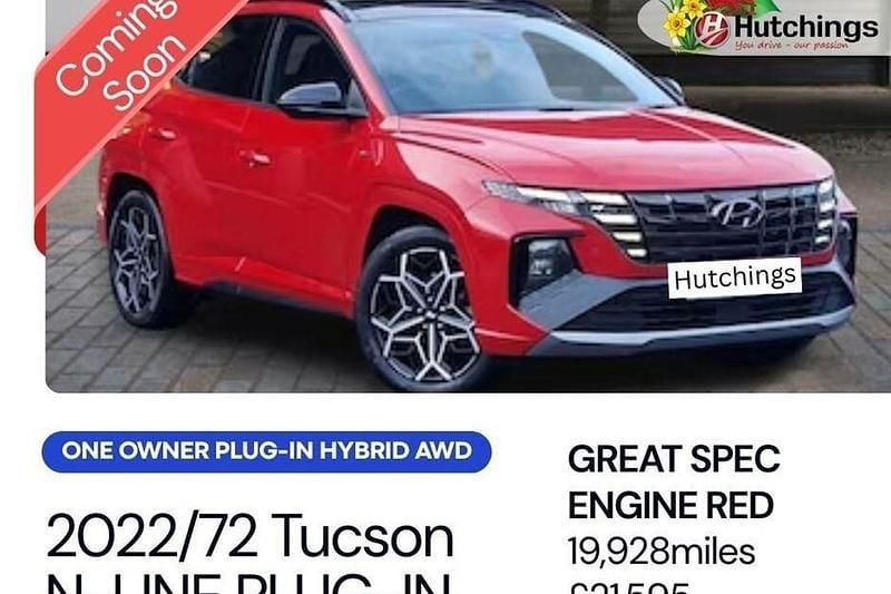 Used Hyundai Tucson N Line 265 HP (194 kW) 2022 Red SUV
