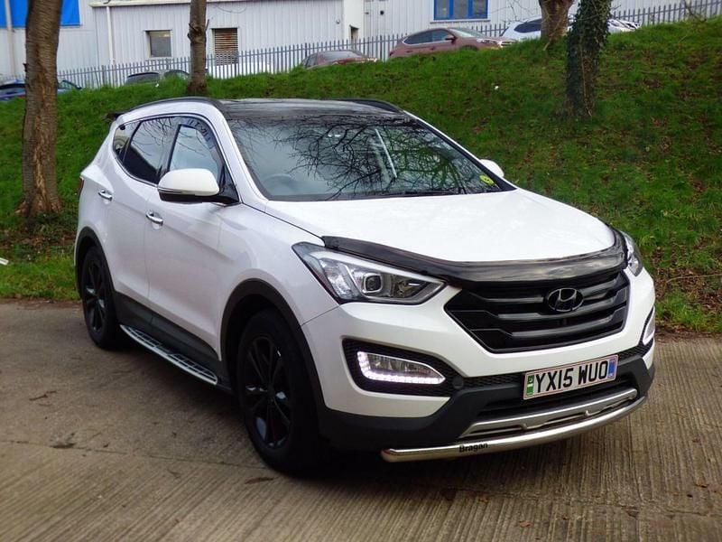 Used Hyundai Santa Fe Premium 194 HP (142 kW) 2015 White SUV