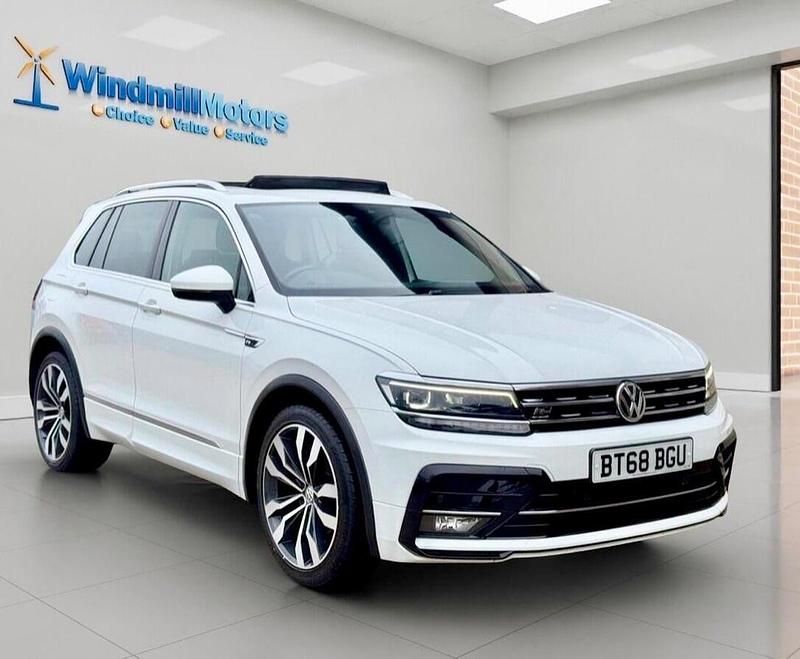 Used VW Tiguan R-line 150 HP (110 kW) 2018 White SUV