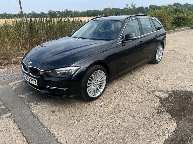 Black Used 2013 BMW 320 Luxury Line Estate | £3,999 (A bit pricey) - Image 1/4