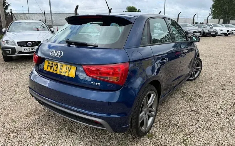 Used Audi A1 Sportback S-Line 122 HP (89 kW) 2013 Blue Hatchback
