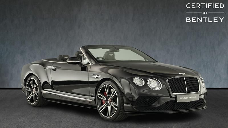 Used Bentley Continental GT Convertible Mulliner 521 HP (383 kW) 2016 Black Cabriolet