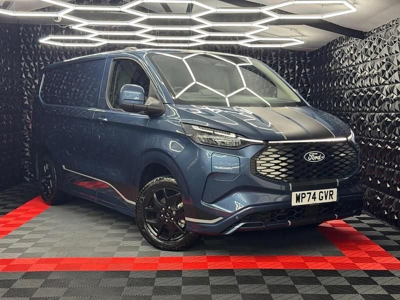 Blue Used 2024 Ford E-Transit Sport Van | £25,995 (Fair price) - Image 1/4