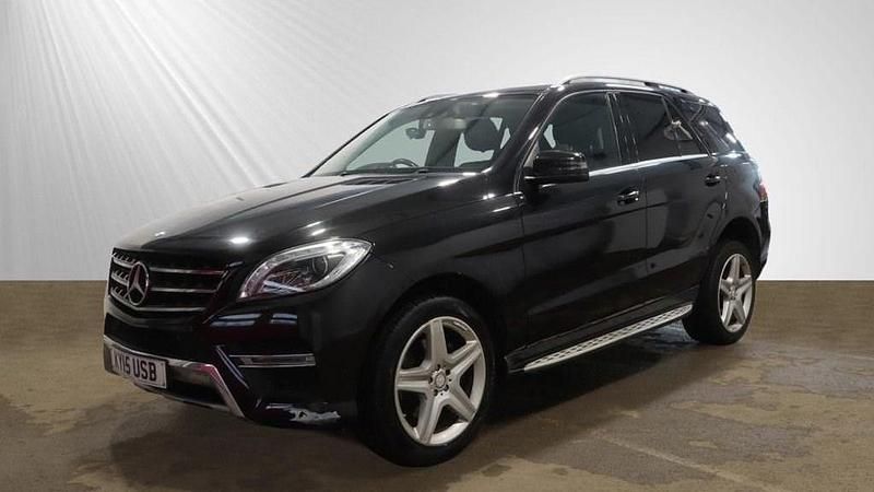 Used Mercedes ML350 AMG line 258 HP (189 kW) 2015 Black SUV