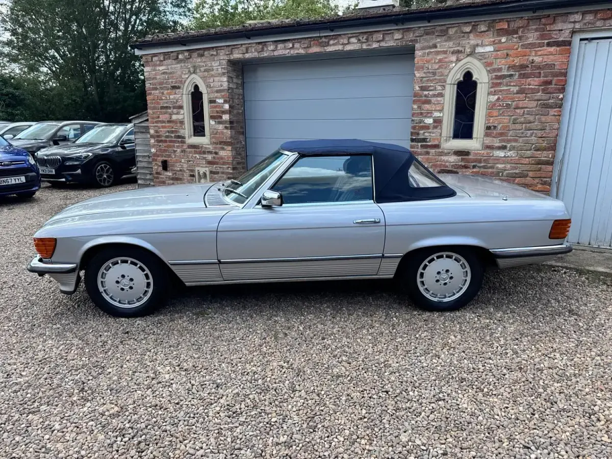 Used Mercedes SL280 1985 Silver Cabriolet