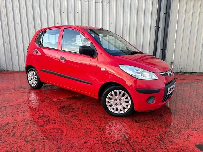 Red Used 2009 Hyundai i10 Classic Hatchback | £1,890 (Fair price) - Image 1/3