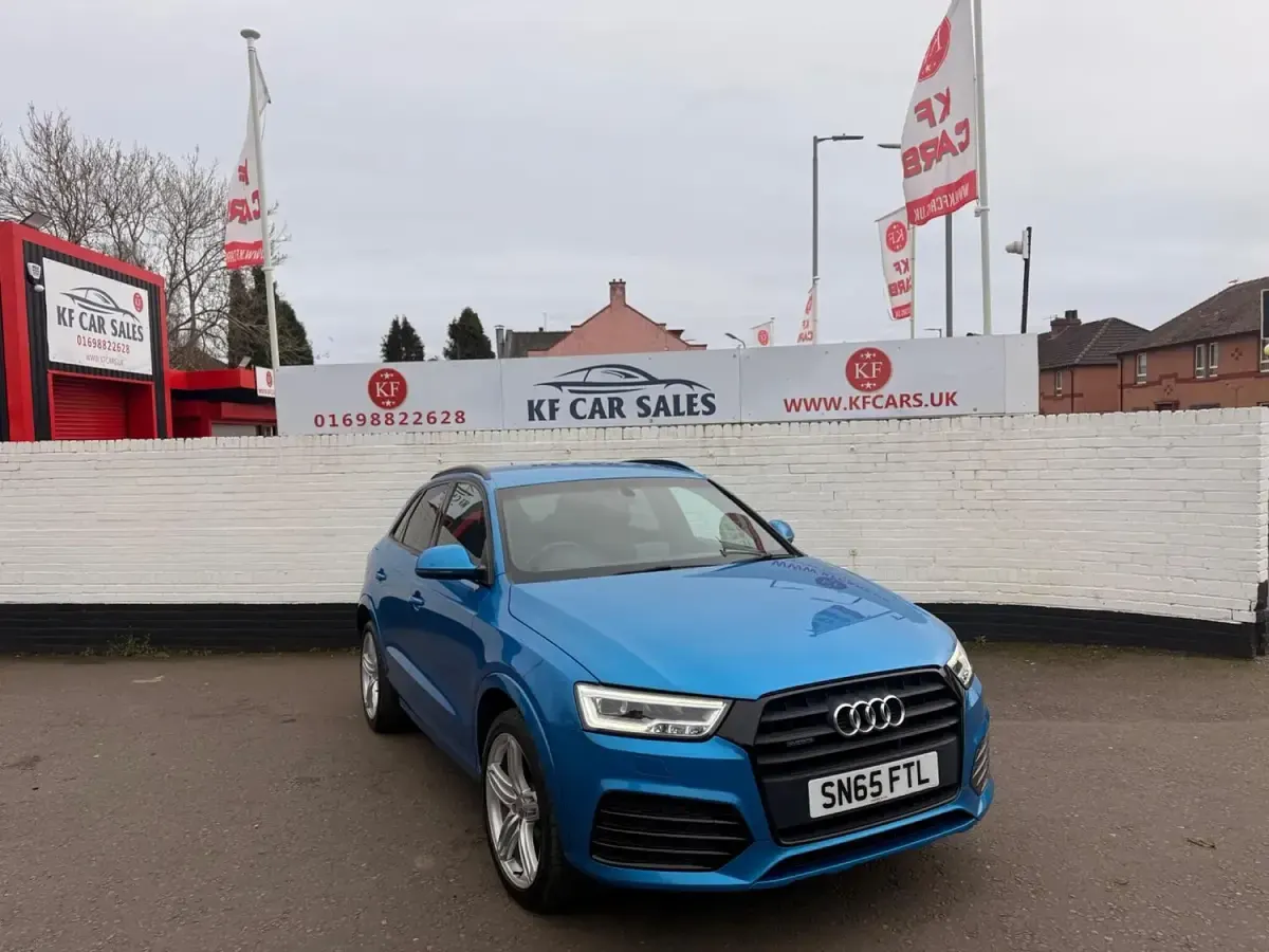 Used Audi Q3 S-line plus 184 HP (135 kW) 2015 Blue SUV