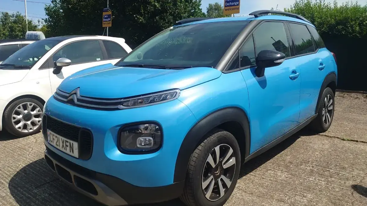 Used Citroën C3 Aircross PureTech 108 HP (79 kW) 2021 Blue SUV