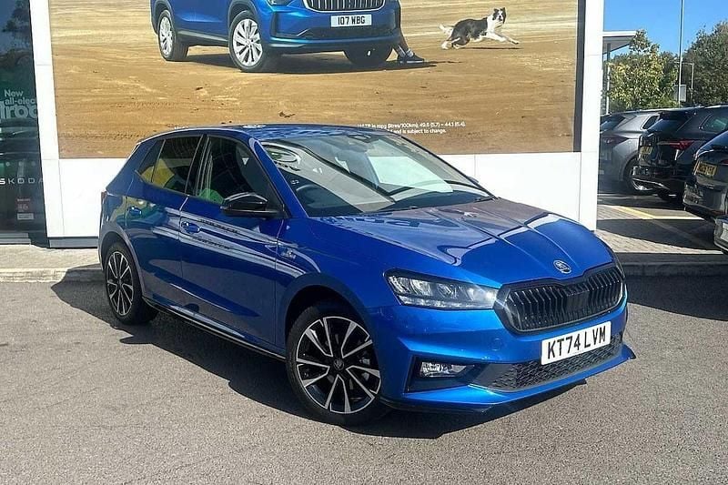 Race blue metallic Used 2025 Skoda Fabia Monte Carlo Hatchback | £21,500 (A bit pricey) - Image 1/4