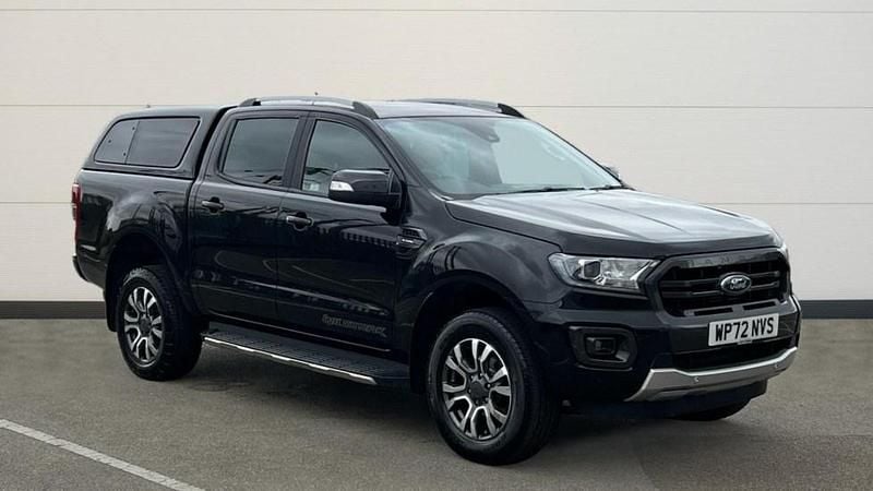 Black Used 2022 Ford Ranger Wildtrack Pickup | £22,245 (Good price) - Image 1/4