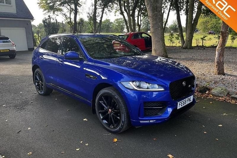 Blue Used 2018 Jaguar F-Pace R-Sport SUV | £17,999 (Fair price) - Image 1/1