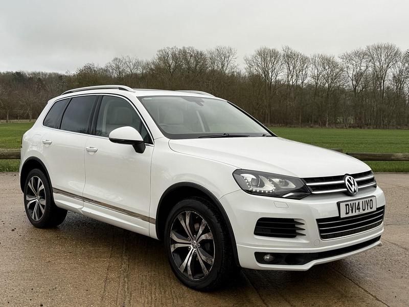 Used VW Touareg R-line 2014 White SUV