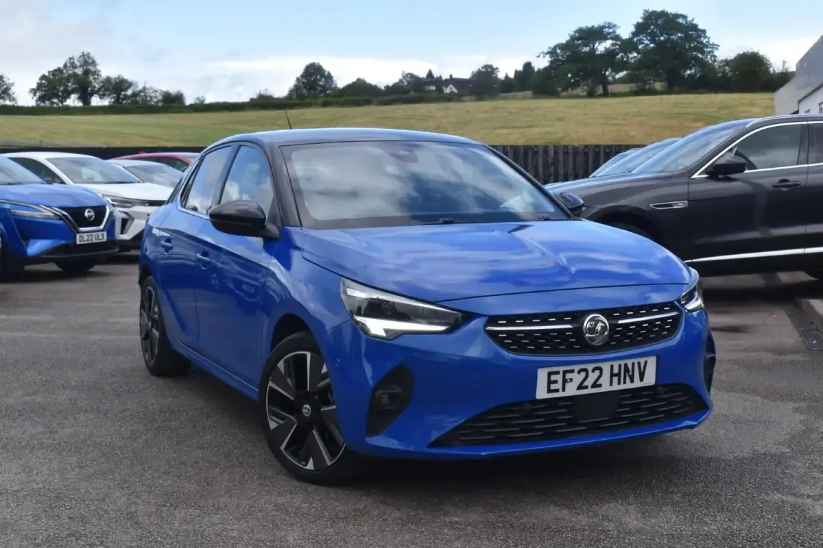Used Vauxhall Corsa-e Elite 100 kW (136 HP) 2022 Blue Hatchback