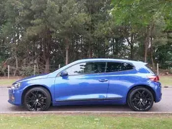 Used VW Scirocco GT 125 HP (91 kW) 2017 Blue Coupe