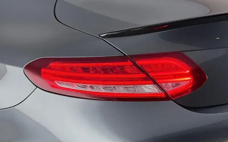 Used Mercedes C220 AMG line 170 HP (125 kW) 2018 Grey Coupe