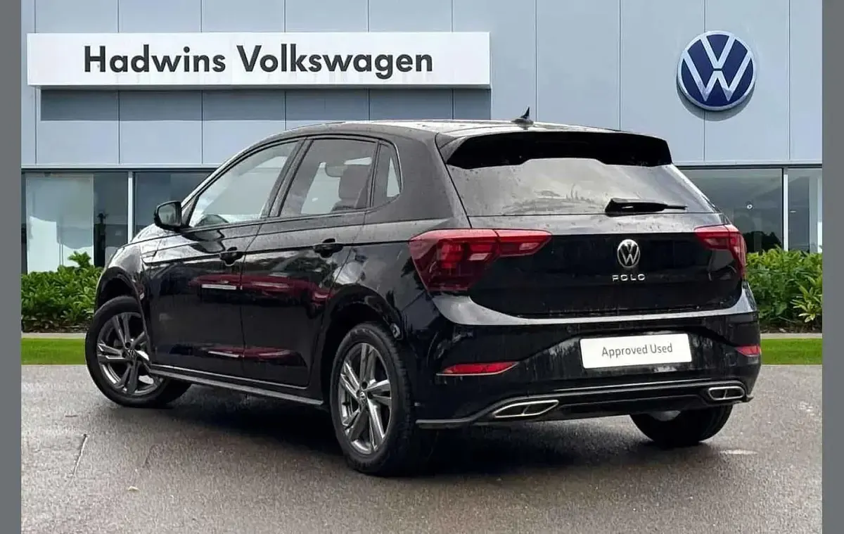 Used VW Polo R-line 95 HP (69 kW) 2023 Black Hatchback
