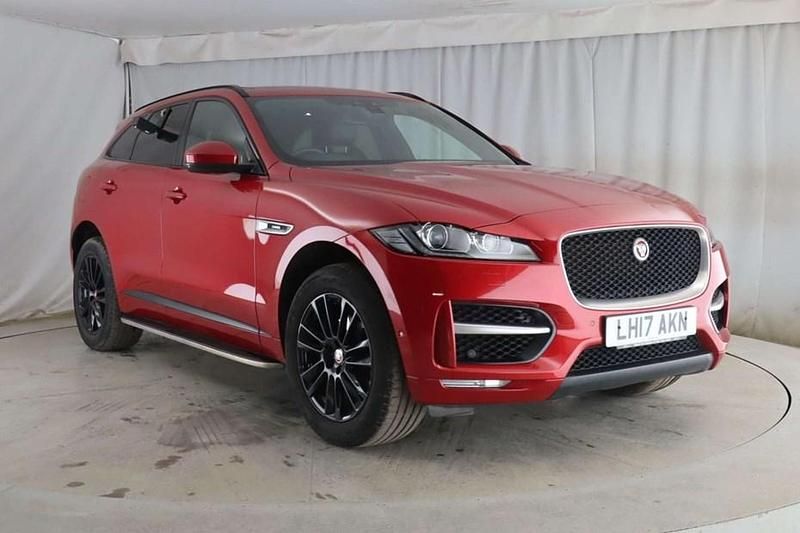 Used Jaguar F-Pace R-Sport 250 HP (183 kW) 2017 Red SUV