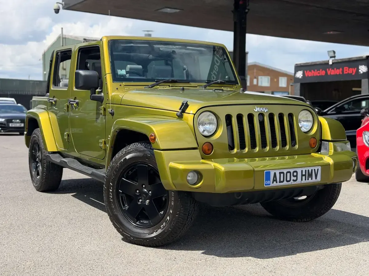 Used Jeep Wrangler Sahara 2009 Green SUV