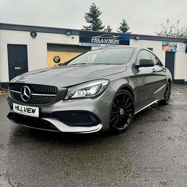 Grey Used 2019 Mercedes CLA220 AMG line Sedan | £18,995 (Fair price) - Image 1/4