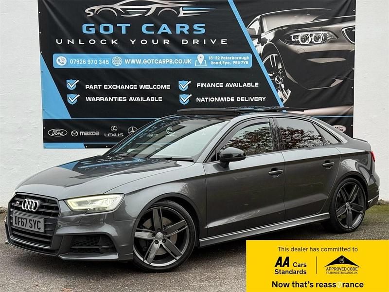 Grey Used 2018 Audi S3 Black Edition Sedan | £18,495 (A bit pricey) - Image 1/3