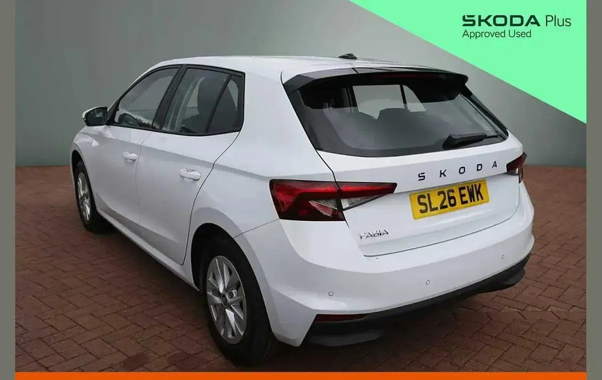 New Skoda Fabia SE 113 HP (83 kW) 2026 Moon white metallic Hatchback
