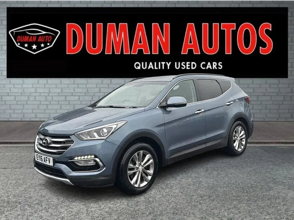 Used Hyundai Santa Fe Premium 200 HP (147 kW) 2016 Blue SUV