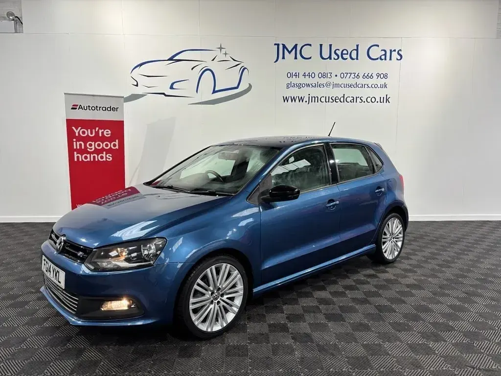 Used VW Polo BlueGT 140 HP (102 kW) 2014 Blue Hatchback