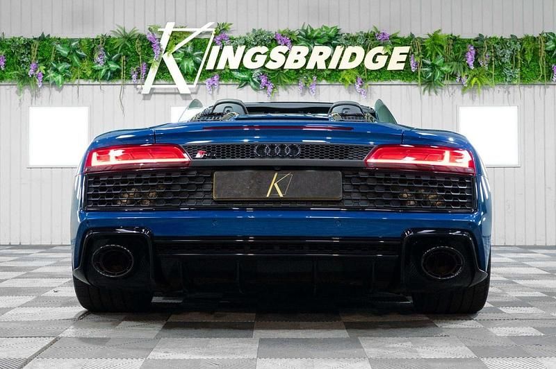 Used Audi R8 Spyder Performance 562 HP (413 kW) 2022 Blue Cabriolet