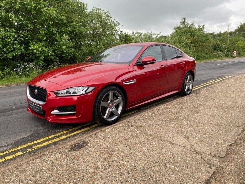Red Used 2015 Jaguar XE R-Sport Sedan | £6,995 (Fair price) - Image 1/4
