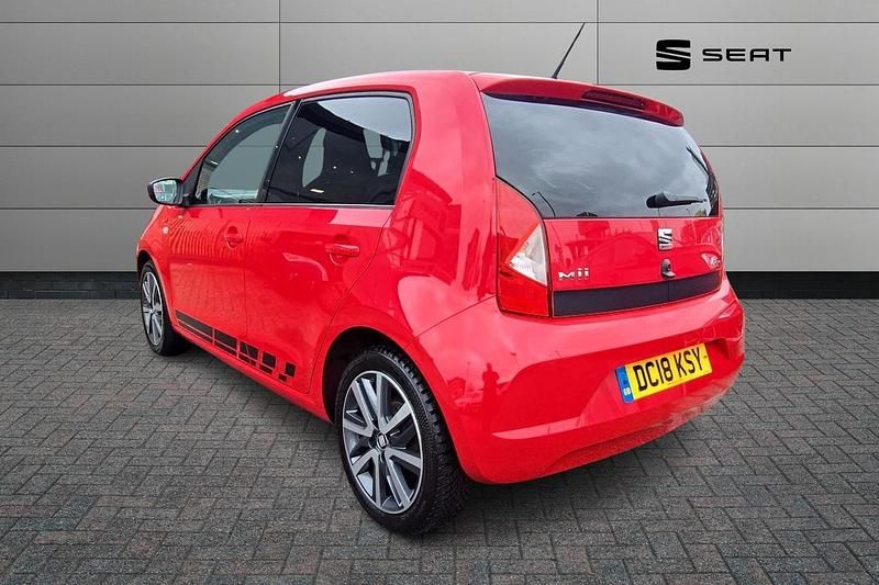 Used Seat Mii FR-Line 73 HP (53 kW) 2018 Red Hatchback