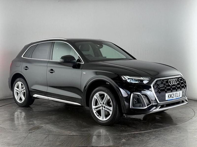 Black Used 2021 Audi Q5 S-Line SUV | £27,100 (Good price) - Image 1/3