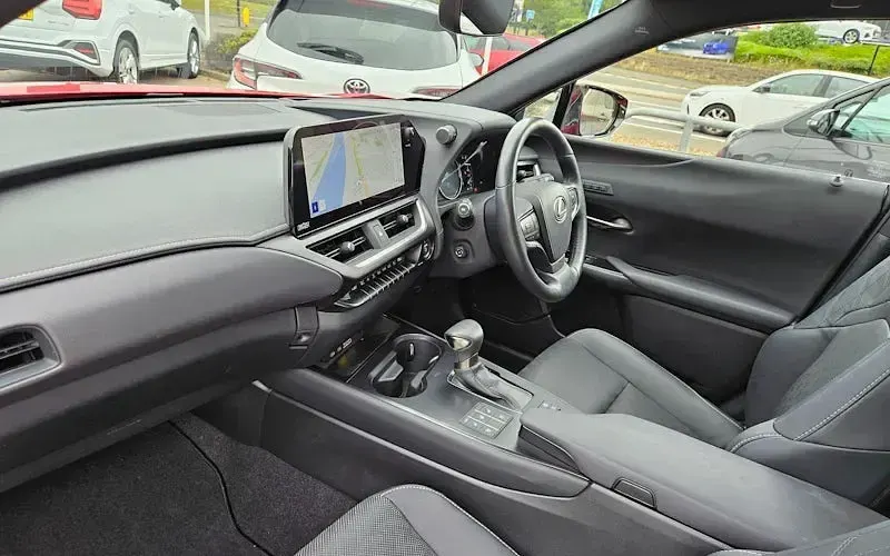 Used Lexus UX E-FOUR 184 HP (135 kW) 2023 Red SUV