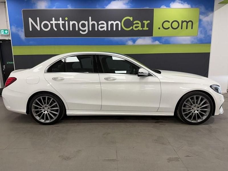 Used Mercedes C200 AMG line 184 HP (135 kW) 2015 White Sedan