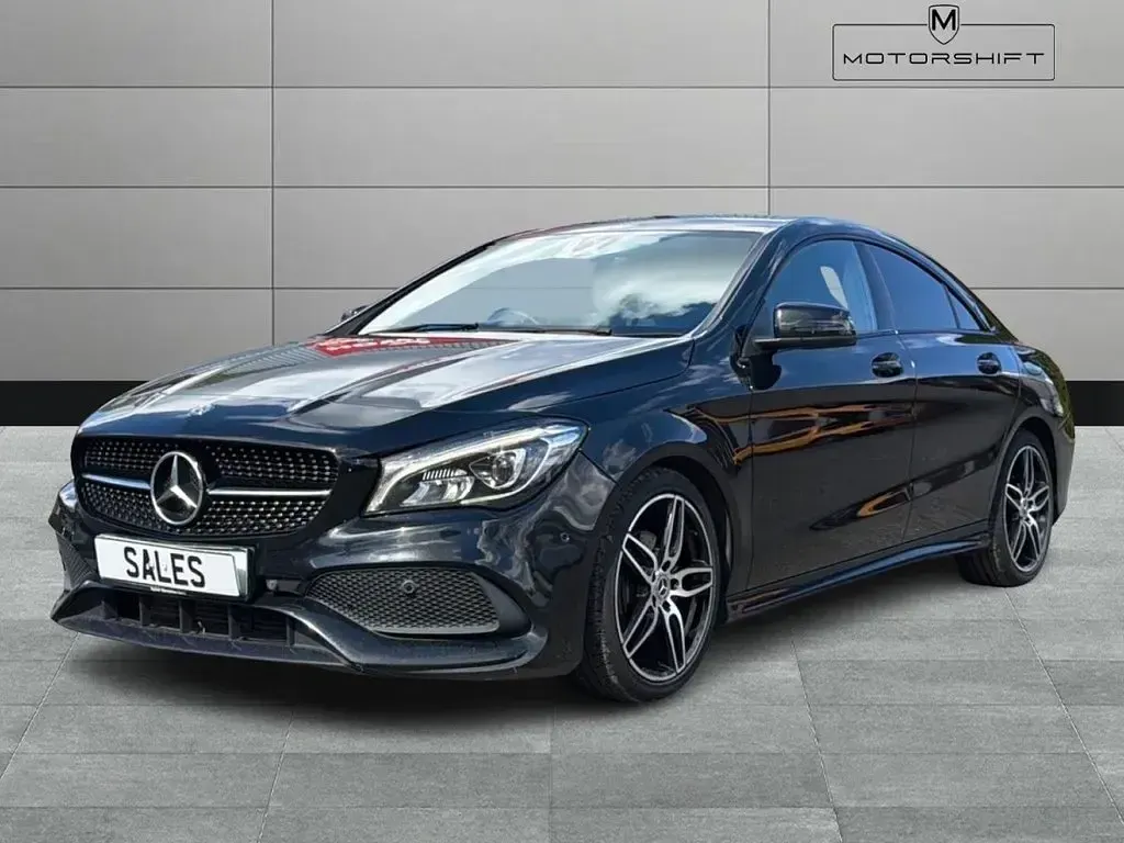 Begagnad Mercedes CLA180 AMG line 122 HK (89 kW) 2017 Svart Sedan