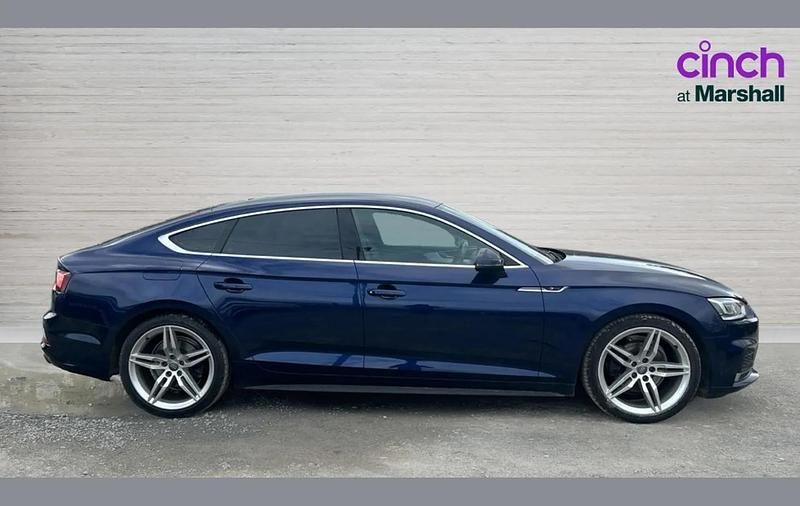 Used Audi A5 Sportback S-Line 190 HP (139 kW) 2019 Blue Hatchback