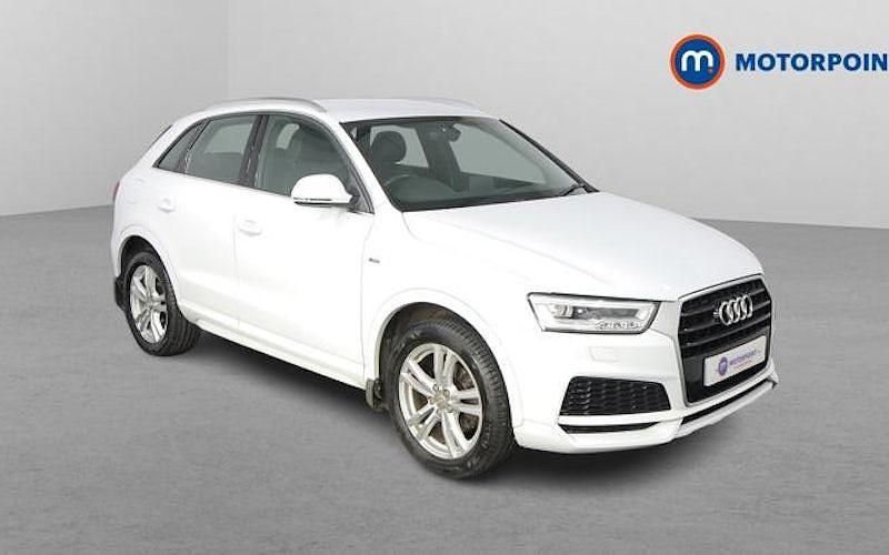 Begagnad Audi Q3 S-Line 150 HK (110 kW) 2018 Vit SUV