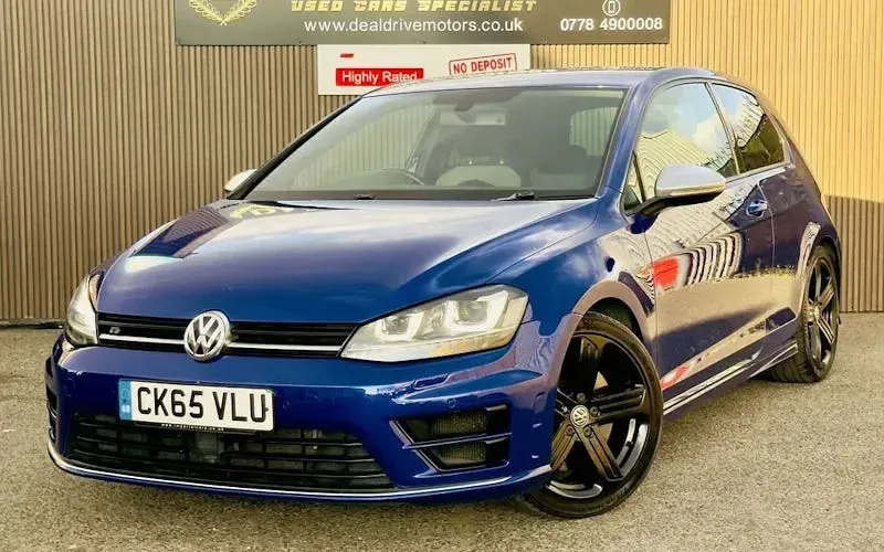 Used VW Golf VII R 300 HP (220 kW) 2015 Blue Hatchback
