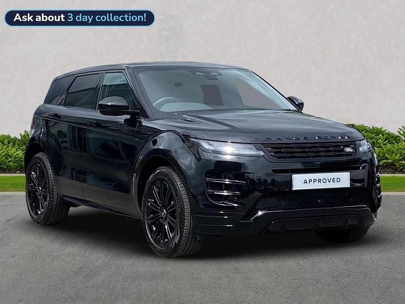 Black Used 2025 Land Rover Range Rover evoque SUV | £38,182 (Expensive) - Image 1/4