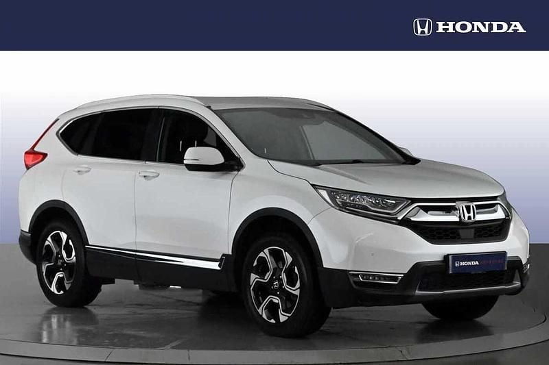 Pearl platinum white Used 2019 Honda CR-V SR SUV | £19,195 (Fair price) - Image 1/4