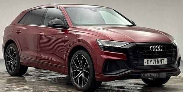 Used Audi Q8 Black Edition 286 HP (210 kW) 2021 Red SUV