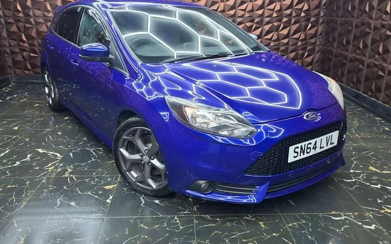Blue Used 2014 Ford Focus ST Hatchback | £7,399 (Fair price) - Image 1/4