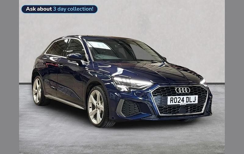 Used Audi A3 e-tron S-Line 204 HP (150 kW) 2024 Blue Hatchback